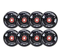 SZAJOR Ruedas de Patines en línea con rodamientos, 85A 72 mm/76 mm/80 mm, Ruedas de Patines para Interiores y Exteriores, para reemplazo de Ruedas de Patines, Paquete de 8,80mm