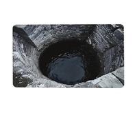 szaluyk Alfombra de ilusión óptica, felpudo de ilusión | Alfombra con agujero 3D, alfombra de ilusión para pasillo y sala de estar, felpudo de puerta sin suelo, alfombra antideslizante de terciopelo