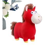 szaluyk Animal de peluche de caballo | Dulce de Año Nuevo - Decoración China, Mascota Lunar para el Festival de Primavera | Regalo lindo para adultos, amigos, familia, decoración del hogar.