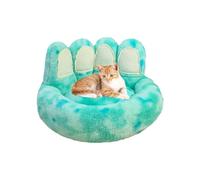 szaluyk Cama de perro pequeño - Abrazo relajante cómodo con un fondo antideslumbrante | Nido de compañía redondo suave para gatos y perros pequeños, perfecto para la habitación, la caja, la perrera