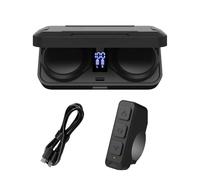 szaluyk Cascos de Motocicleta - Casco Cancelando el Ruido, Recargable Inalámbrico | Auriculares de Motocicletas impermeables para Cascos, Viajes, Movimientos, Comunicación de Intercomunicador Grupo