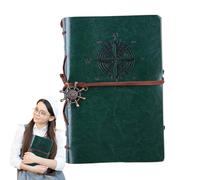 szaluyk Cuaderno vintage - Cuaderno pirata, diario para ideas creativas, planificador, material escolar, diario, suministros de enseñanza, artículos esenciales de papelería para hombres, mujeres y