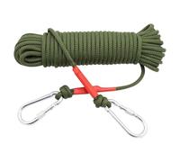 szaluyk Cuerda De Escalada 5m 16 Pies, Paracord De Nylon De Seguridad Al Aire Libre, Cuerda Estática para Rescate, Supervivencia, Montañismo, Paracaídas, Escape, Equipo Duradero para Acampar,