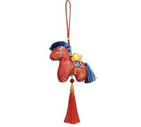 szaluyk Peluche - Colgante | Year of The Horse Theme Plush Doll - 2026 Mascota para Mujer Mochila Escolar Mochila Viaje Suave Amarillo 1 Pack Peluche Figura Coleccionable 2026