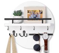 szaluyk Soporte para llaves de pared, soporte para llaves para montaje en pared, organizador de llaves y postales, colgador de llaves y correos para decoración del hogar, soporte decorativo para