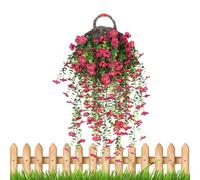 szaluyk Vientos de flores artificiales, para jardín, balcón, terraza, puerta, entrada frontal, cenador otoño