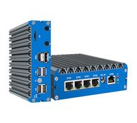 SZBOX Firewall N150 4*lntel i226 2.5G DDR5 16GB 500GB NVMe SSD, Firewall Appliance Mini PC Sin Ventilador, VPN Servidor Compatible con pfSense/OPNsense/OpenWrt/Proxmox/AESNI