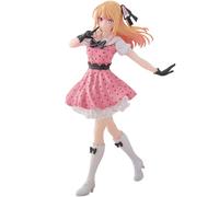 Szchxin Hoshino Rubi Figura Anime Girl Figura Rosa Vestido Figura de Acción Estatua PVC Modelo Coleccionable Decoración de Escritorio Anime Regalo para Fans 18 cm