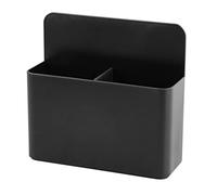 SZCXDKJ 1 soporte magnético para marcadores para pizarras blancas, nevera, nevera, soporte magnético para bolígrafos, bandeja de borrado en seco con imán anisotrópico, negro