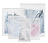 SZCXDKJ 20 piezas de accesorios de viaje reutilizables de plástico Ziplock bolsas de hospital esenciales de maternidad ropa de vacaciones embalaje sellado bolsa de almacenamiento bolsa de zapatos