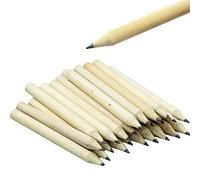 SZCXDKJ 24 Lápices Hexagonales Cortos, Mini Lápices Hexagonales, Lápices Cortos De Madera, A Granel, Para Preescolares, Niños Pequeños, Guardería, Escuela, Hogar (Triangular)