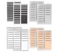 SZCXDKJ 8 Hojas de Ajustador de Talla de Anillo Invisible para Fijar Anillos Anchos, 152 Piezas Totalmente, 4 Colores, 2 Tipos de Espesor