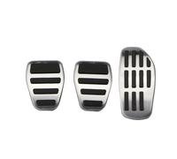 SZDGJ Pedales de coche AT MT, for Renault, Laguna X91 2008 2009 2010 2011 2012 2013 2014 2015 Freno de acelerador Sin almohadillas de cubierta de pedal de perforación Pedales de freno(3 PCS)