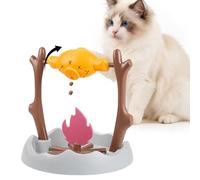 SZEE Juguete alimentador de rompecabezas para gatos, dispensador de golosinas para entrenamiento de alimentación más lento, mantiene a las mascotas ocupadas y evita comer en exceso, incluye pequeños