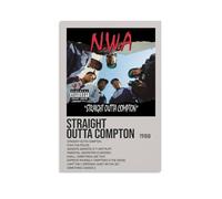 SZETQXUKP Póster Polaroid de Álbum de música - Straight Outta Compton de N.W.A. Póster decorativo de lienzo para pared e impresión artística moderna para decoración de dormitorio familiar, 16 x 24