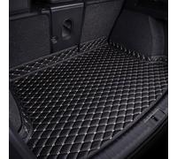 SZFCL Coche Alfombrillas Maletero para Volkswagen VW Taigo/Taigo R-Line SUV, Impermeable Antideslizante Cuero Funda Maletero Protector Accesorios,Black-Beige-1