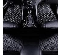 SZFCL Cuero Alfombrillas Coche para Toyota CHR EV 2020-2023 2024 Electric, Juego Completo Protección Moqueta Interior Impermeable Automovil Alfombras,Black