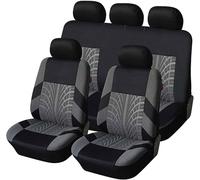 SZFCL Fundas Asientos Coche para Volvo S40, Protector Asiento Coche 5 Plazas Cómodo Transpirable Cubre Interior Accesorios,Grey