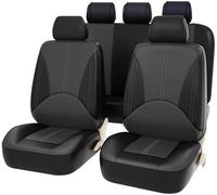 SZFCL Fundas Asientos Coche para VW T4 T5 T6 Multivan/MK6 2000-2023 2024 2025, Delanteros Traseros Seat Cover Cuero Antideslizantes Impermeable Interior,Black-Grey