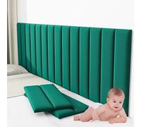 SZITW Acolchado Grueso para Pared, Sala de Juegos, Dormitorio y Tatami, Paneles de Pared tapizados Acolchados para niños, cojín de Franela Suave Autoadhesivo para cabecero de Cama, decoración de p
