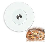 SZITW Bandeja giratoria de Vidrio Templado Transparente de 24, 28, 30, 36 y 40 Pulgadas para Centro de Mesa de Comedor (80 cm (30 Pulgadas))
