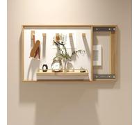 SZITW Cubierta de Madera para Caja de medidor eléctrico con Puerta corrediza, Cubierta para Caja eléctrica de Interior, Cubierta Decorativa para Caja de fusibles, Cubierta para Panel eléctrico de