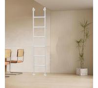 SZITW Escalera de Emergencia para Hueco de Ventana, Escalera de Hierro Forjado para litera, Multiusos, de Metal, para Subir al desván, soporta hasta 155 cm (330 LB)