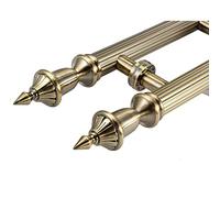 SZITW Manija de Puerta corrediza de Ducha, manija de Puerta batiente de Doble Cara en Forma de H, Resistente (Bronce, 60 cm/24 Pulgadas)