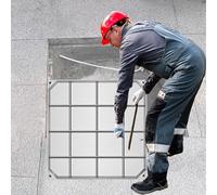 SZITW Tapa de Registro empotrada con Marco, Tapa de inspección Invisible de Acero Inoxidable 304, tamaños de 24 a 40 Pulgadas, diseño Integrado Duradero, Paquete de 2 (36 Pulgadas) para entradas d