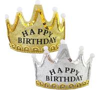 SZJFYMQ Diadema de corona de lentejuelas, Coronas de rey y reina, Diadema de corona de lentejuelas, Tocados de cumpleaños para decoración, Cumpleaños, graduación, fiesta de Navidad