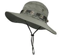 SZJH Sombrero de pesca para el sol, protección UV, safari, para actividades al aire libre, caza
