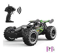 SZJJX RC Car Remote Control Truck 2.4Ghz 20KM / H Alta Velocidad 2WD Racing Cars RTR Electric Rock Climber Fast Race Buggy Hobby Toy para niños Regalo (Verde)