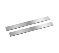szkoo 2 piezas de varilla plana de acero inoxidable 304, 5 * 30 * 300mm (AxAnxL) acabado cepillado, tiras de acero inoxidable planas para cocina, bricolaje, manualidades