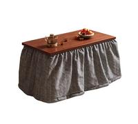 SZKTHD Kotatsu Japonés con Manta Y Calefacción. Conjunto De Kotatsu. Mesa De Centro. para Salón O Dormitorio. Apto para Todas Las Estaciones (Tono Madera/marrón).(Gray-D,120 * 70 * 65cm)