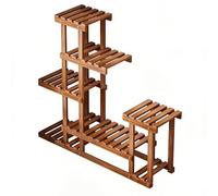 SZKTHD Soporte Para Plantas De Madera Maciza Con Varios Niveles Independiente Y Móvil Estantería Para Macetas Y Plantas Soporte Para Plantas De Interior Adecuado Para Balcones Y Salones(71*20*76cm)