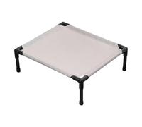SZLIFE Cama para perros elevada cama elevada para animales domésticos cama lavable pies resistentes estructura PVC Oxford tejido transpirable adecuado para, gris claro, L