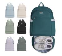 SZLX Mochila De Gimnasia Para Mujer Con Compartimento Para Zapatos Y Bolsillo Húmedo Mochila De Transporte Plegable Grande De Viaje Para Portátil Impermeable Bolsa De Gimnasia Natación Yoga