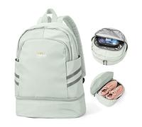 SZLX Mochila de Gimnasio para Mujer con Compartimento para Zapatos,Mochila Grande de Viaje para portátil,Impermeable, Informal,Mochila Escolar,Mochila Deportiva,Bolsa de Gimnasio para natación,Yoga