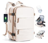 SZLX Mochila De Vacío Equipaje De Mano Mujeres, Mochila Airbag Con Sistema De Vacío Para Viajes, Ryanair Mochila De Viaje Tamaño Cabina Con Bomba Impermeable Maleta De Vacío Para Hombres