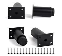 SZLXJMFL Patas para mesas Bajas, 4 Piezas Patas de Mesa Redondo Patas para sofá cheslong Patas Cama Acero Laminado en frío | Pintado Pies de Metal Altura: 8-25cm para Oficina 8cm/3.1"