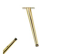 SZLXJMFL Patas para Muebles, 4 Piezas Pies de Sofá Regulables Pies para Mesa Dorado Patas Armario Acero Laminado en Frío | Superficie Galvanoplastia Pata Cama Altura: 10.5-72.5cm Mesa 30.5cm/12"