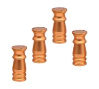 SZLXJMFL Pies de Mesa Ajustables, 4 Piezas Pies de Muebles Dorado Patas para Mesa Centro Redondos Patas Armario Aleación de Aluminio | Superficie Anodizada Pata Cama Altura Opcional: 8-15cm 8cm/3.1"