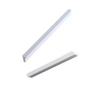 SZLXJMFL Tiradores Armarios Cocina Blanco 192 mm Espacio de Agujero, 2pcs Tiradores Cajones Aluminio Sólido | Superficie Anodizada Manijas de T Tiradores Muebles 192mm/7.6in