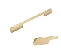 SZLXJMFL Tiradores Armarios Cocina Dorado 192 mm Espacio de Agujero, 2pcs Tiradores Cajones Aluminio Sólido | Superficie Anodizada Manijas de Proa Tiradores Muebles 192mm/7.6in