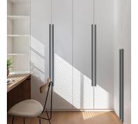 SZLXJMFL Tiradores Armarios Dormitorio Modernos Gris, 2pcs Manija del Cajón Aluminio Sólido | Superficie Anodizada Manijas en Forma de T Longitud: 109-1000 mm Tirador Para Puerta 554mm/21.8in