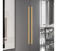 SZLXJMFL Tiradores Armarios Modernos Dorado, 2pcs Tiradores para Muebles Aluminio Sólido | Superficie Anodizada Manijas en Forma de I Longitud: 112-1000 mm Tiradores Para Cocina 768mm/30.2in