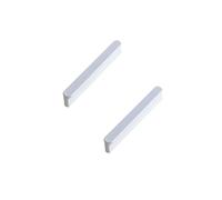 SZLXJMFL Tiradores Cocina 128mm, 2 Pcs Tiradores para Mueble Sólido de Aleación de Aluminio | Anodizado, Tiradores Armarios Distancia de Agujero: 96-1160 mm Blanco Tirador para Cajón 128mm/5in