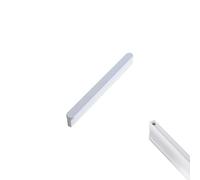 SZLXJMFL Tiradores Cocina 160mm, 2 Pcs Tiradores para Mueble Sólido de Aleación de Aluminio | Anodizado, Tiradores Armarios Distancia de Agujero: 96-1160 mm Blanco Tirador para Cajón 160mm/6.3in