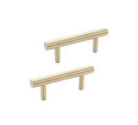 SZLXJMFL Tiradores Muebles Latón Sólido, Tiradores Cocina Dorado, Longitud: 50-1000 mm Manija de Puertas de Gabinete,Tiradores Cocina Tiradores para Cajones Modernos, 2pcs-100mm/3.9in
