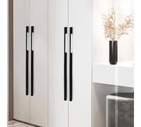 SZLXJMFL Tiradores para Muebles Modernos, 2pcs Manija del Cajón Aluminio Sólido | Superficie Anodizada Manijas de Proa Longitud: 110-1200 mm Tiradores de Puertas 1152mm/45.4in